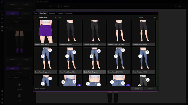 Скриншот из Mannequin Character Generator