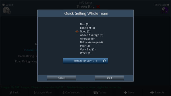 Скриншот из Pro Strategy Football 2021