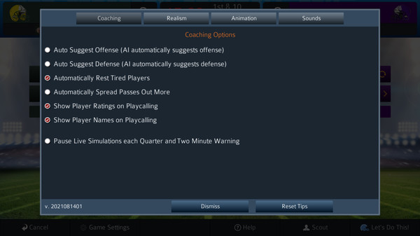 Скриншот из Pro Strategy Football 2021