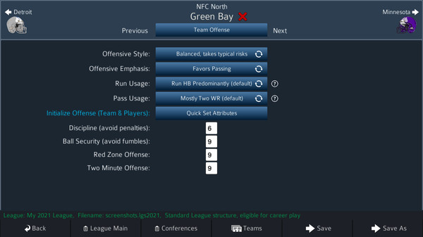 Скриншот из Pro Strategy Football 2021