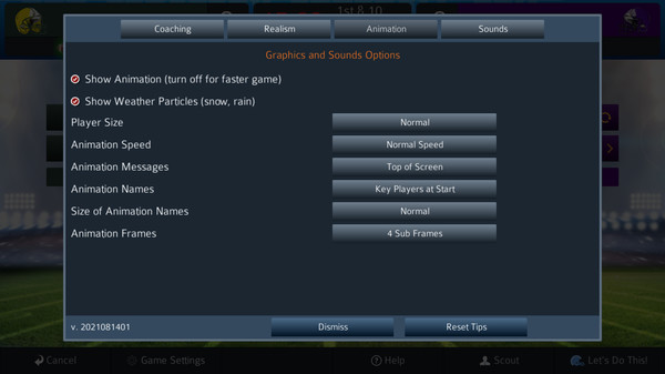 Скриншот из Pro Strategy Football 2021