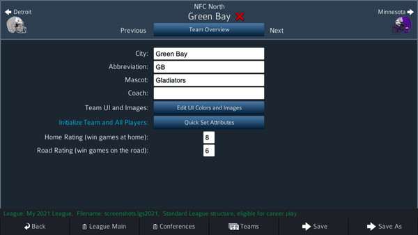 Скриншот из Pro Strategy Football 2021