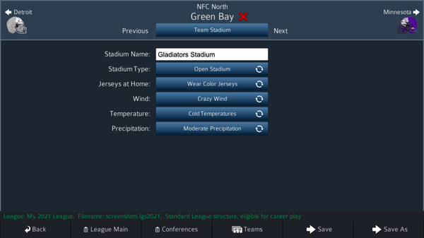 Скриншот из Pro Strategy Football 2021
