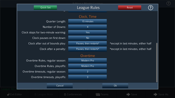 Скриншот из Pro Strategy Football 2021