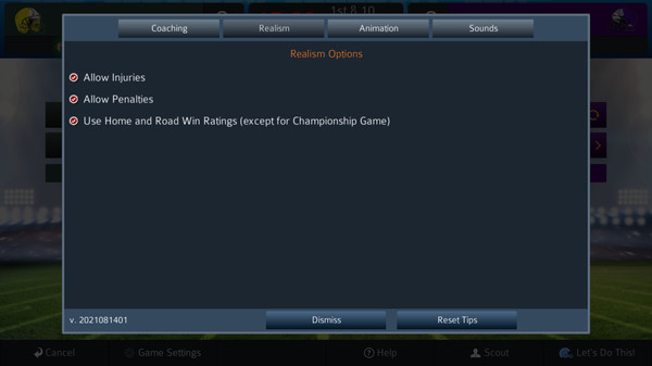 Скриншот из Pro Strategy Football 2021