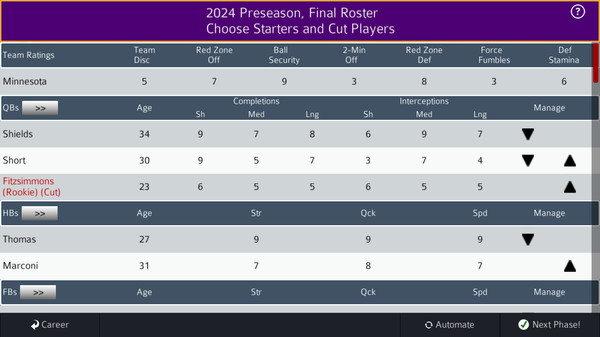 Скриншот из Pro Strategy Football 2021