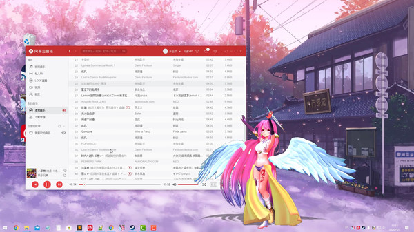 Скриншот из DesktopMMD