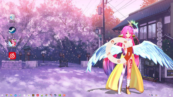 Скриншот из DesktopMMD