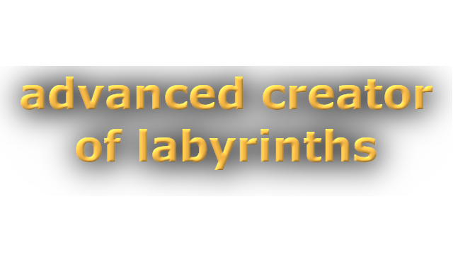 Advanced creator of labyrinths Logo