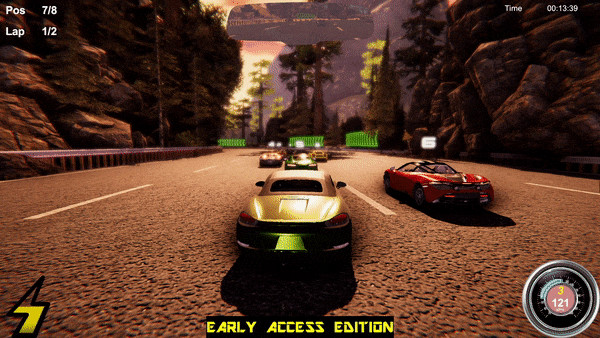 Скриншот из OLD SKOOL RACER