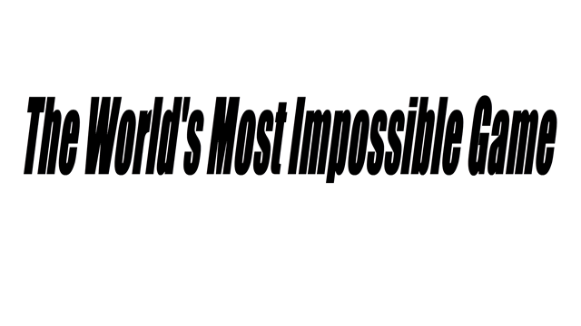 The World's Most Impossible Game Logo