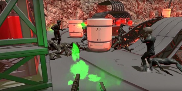 Скриншот из Fraggin Halls VR