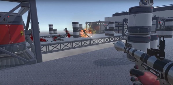 Скриншот из Fraggin Halls VR