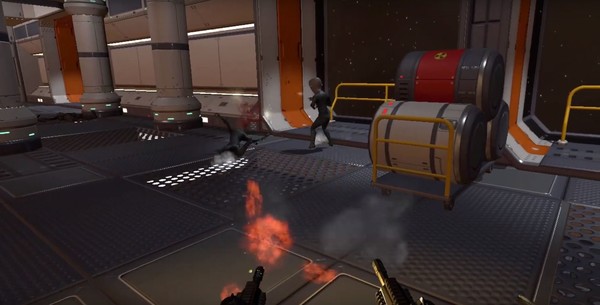 Скриншот из Fraggin Halls VR