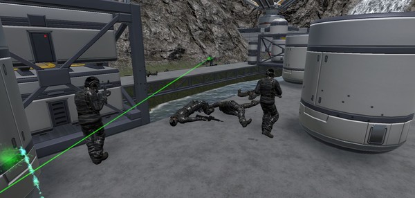 Скриншот из Fraggin Halls VR