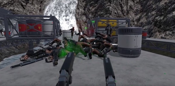 Скриншот из Fraggin Halls VR