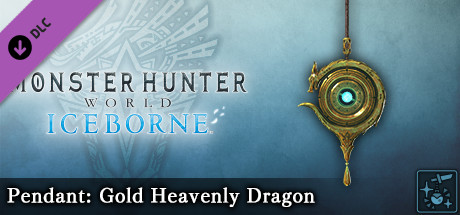 Monster Hunter World: Iceborne - Pendant: Gold Heavenly Dragon