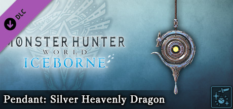 Monster Hunter World: Iceborne - Pendant: Silver Heavenly Dragon cover art