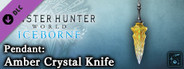 Monster Hunter World: Iceborne - Pendant: Amber Crystal Knife