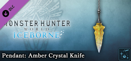 Monster Hunter World: Iceborne - Pendant: Amber Crystal Knife