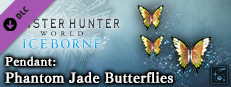 Steam Monster Hunter World Iceborne 追加飾物 幻想蝴蝶 翡翠