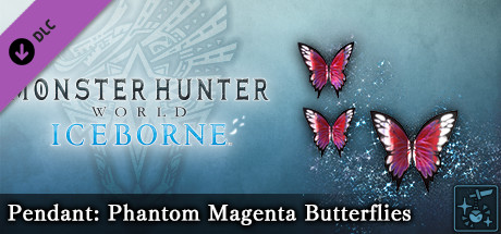 Monster Hunter World: Iceborne - Pendant: Phantom Magenta Butterflies