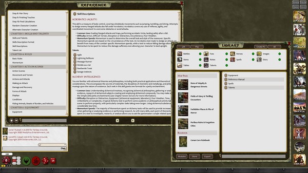 Скриншот из Fantasy Grounds - Robert E Howard's Conan Roleplaying Game
