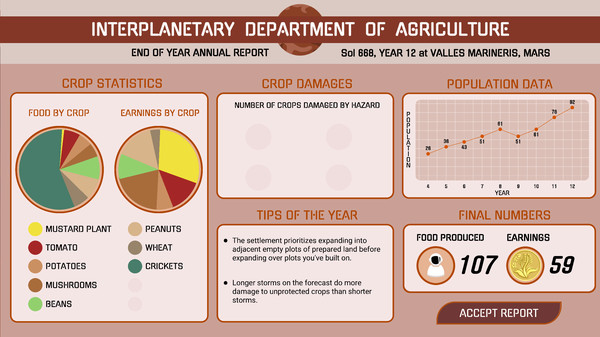 Скриншот из Red Planet Farming