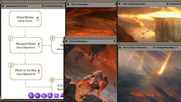 Скриншот из Fantasy Grounds - D&D Adventurers League 09-13 The Swarmed Heart