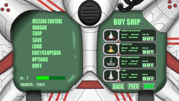 Скриншот из Spacefighter Rukia