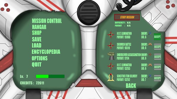 Скриншот из Spacefighter Rukia