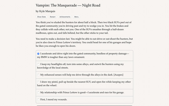 Vampire: The Masquerade — Night Roadfor windows and Linux 1