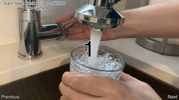 Скриншот из Each Sale I Drink a Glass of Water