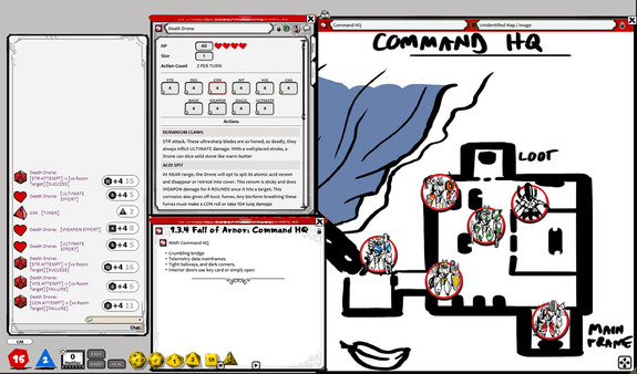 Скриншот из Fantasy Grounds - Index Card RPG