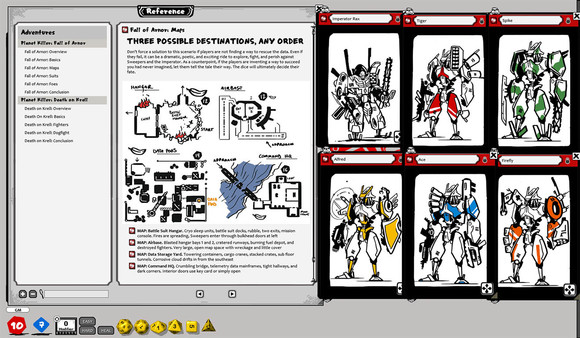 Скриншот из Fantasy Grounds - Index Card RPG