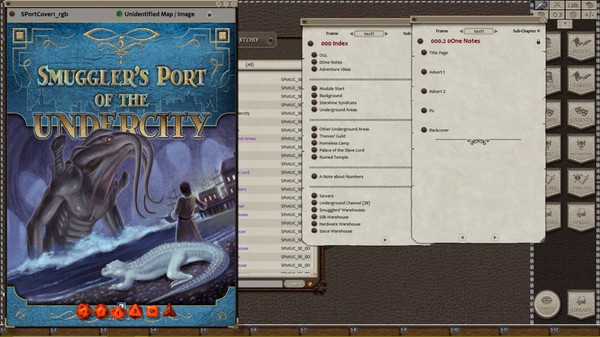 Скриншот из Fantasy Grounds - Smuggler's Port of the Undercity
