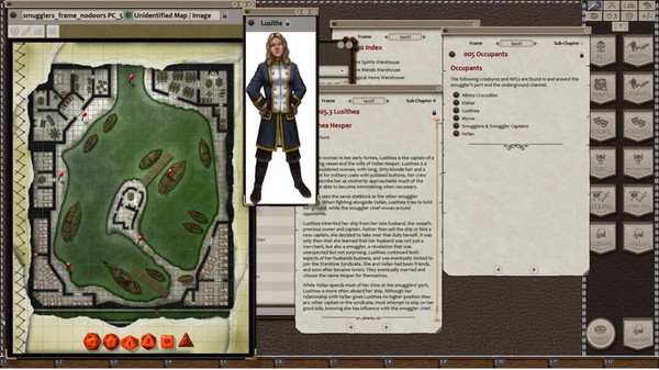 Скриншот из Fantasy Grounds - Smuggler's Port of the Undercity