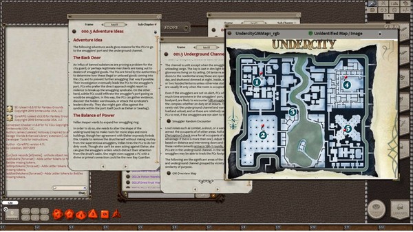 Скриншот из Fantasy Grounds - Smuggler's Port of the Undercity