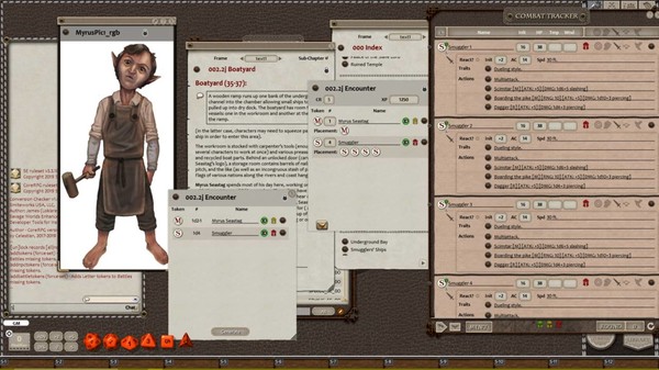Скриншот из Fantasy Grounds - Smuggler's Port of the Undercity