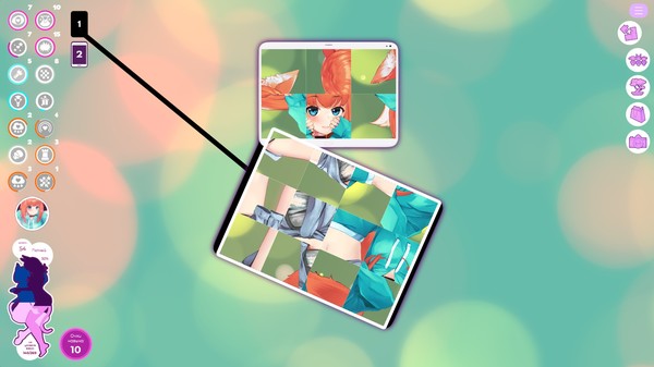 Скриншот из Mosaique Neko Waifus 2