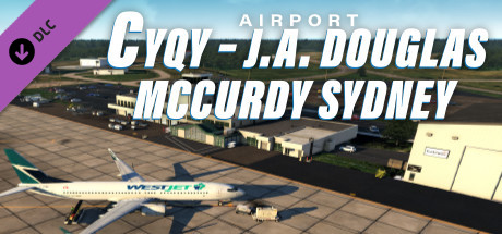 X-Plane 11 - Add-on: Airfield Canada - CYQY - J.A. Douglas McCurdy Sydney Airport cover art