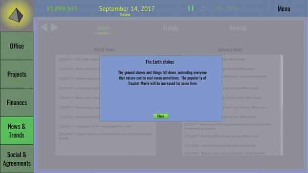 Скриншот из Tinseltown Tycoon
