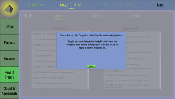 Tinseltown Tycoon game for windows Pc 1