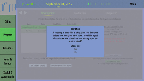 Скриншот из Tinseltown Tycoon