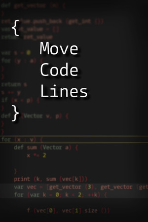Move Code Lines poster image on Steam Backlog