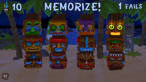 Скриншот из Tiki Tiki: The Tropical Memory Game