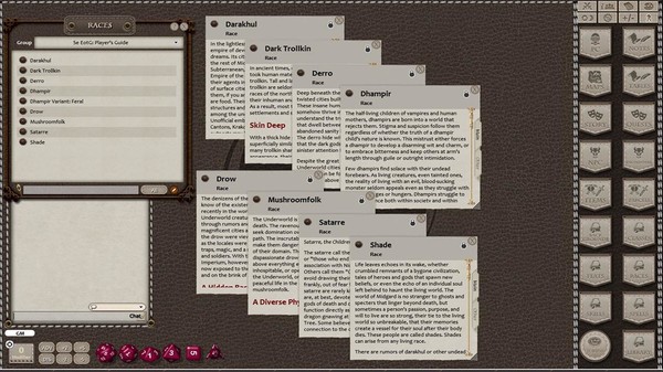 Скриншот из Fantasy Grounds - Underworld Player's Guide