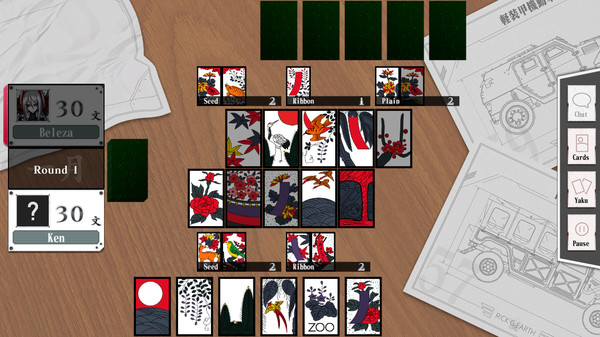 Bishoujo Battle Hanafuda Koi-Koi game for windows Pc 1