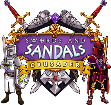 Swords and Sandals Crusader Redux Logo