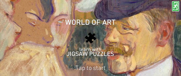 World of Art - learn with Jigsaw Puzzles game for Linux 1